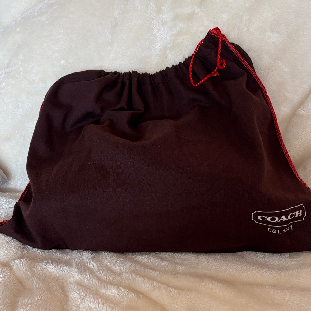 Coach Black Handbag with Silver Accents - Picture 10 of 10